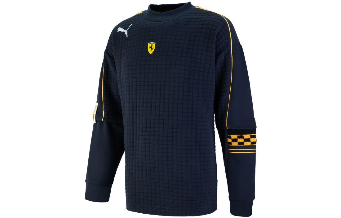 Puma Classic Logo Vintage Crewneck Sweatshirt Blue 535785-08