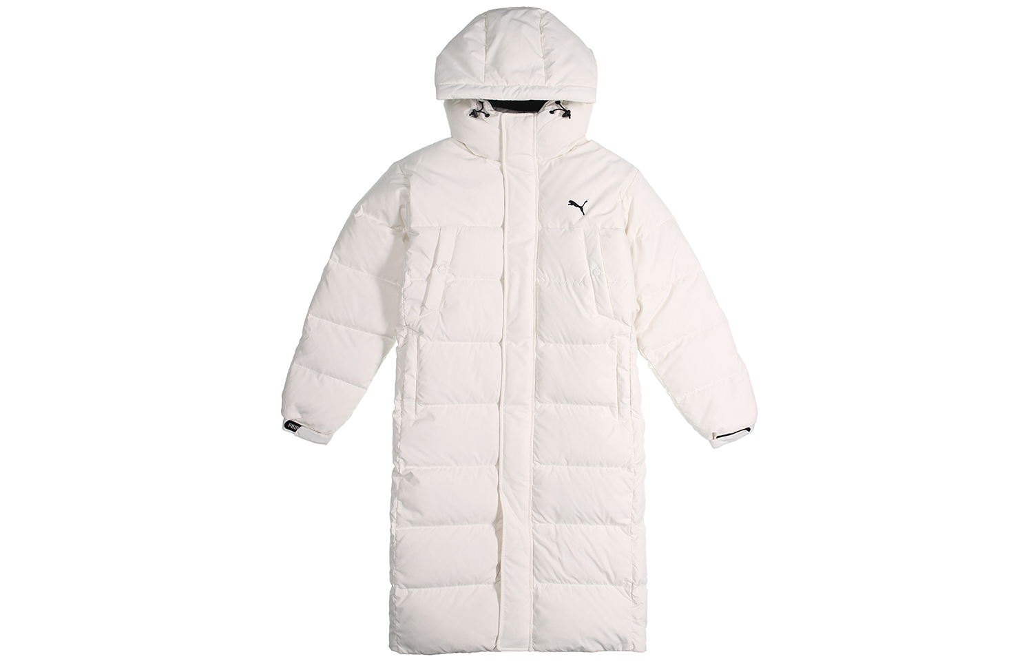 Puma Classic White Long Hooded Down Coat Winter Unisex 928651-02