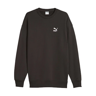 Puma Classics Black Crewneck Sweatshirt with Embroidered Logo 623438-01