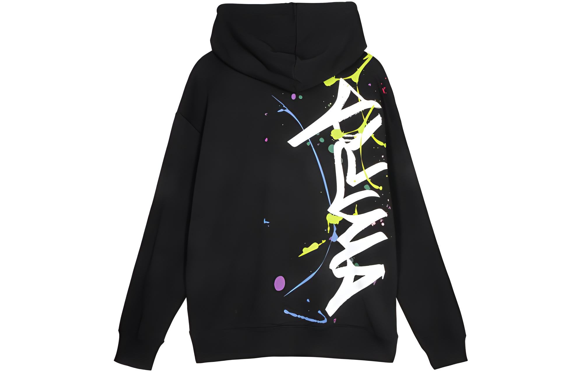 Puma Classics FTP FZ Hoodie Back Letter Print Black Unisex College Style Sweater 625826-01