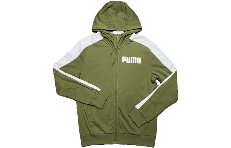 Puma Classics Full-Zip Hoodie Army Green 845162-06