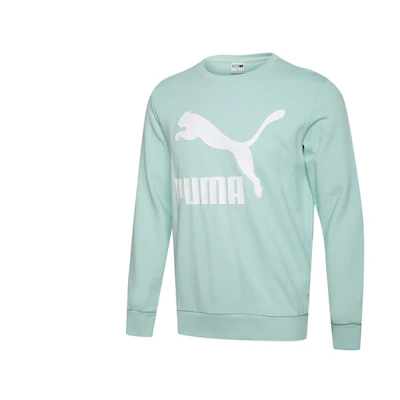 Puma Classics Graphic Crewneck Sweatshirt Light Green 595892-32