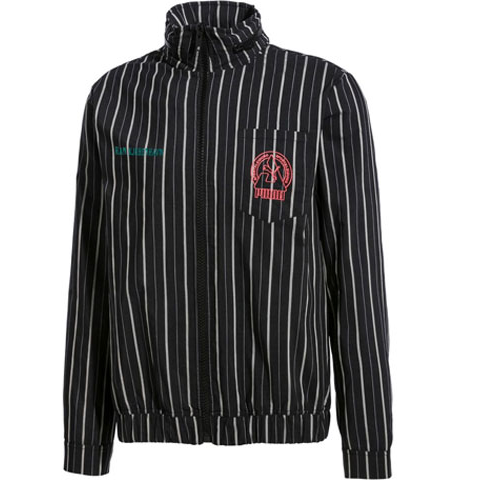 Puma CLASSICS HAN Striped Embroidery Windbreaker Jacket Black 578246-01