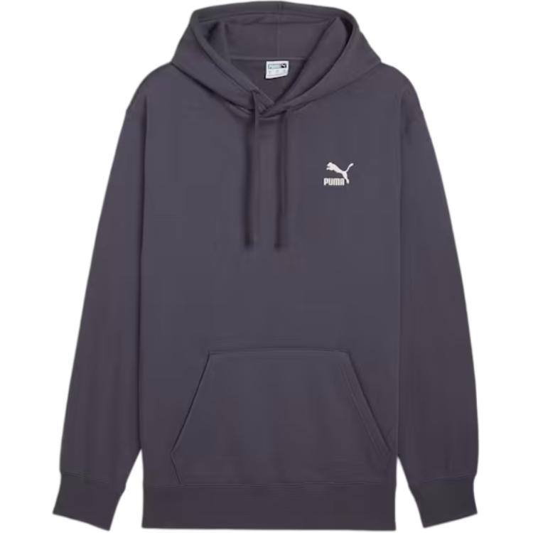 Puma CLASSICS Hoodie Galaxy Gray Casual Pullover Sweatshirt 535596-91
