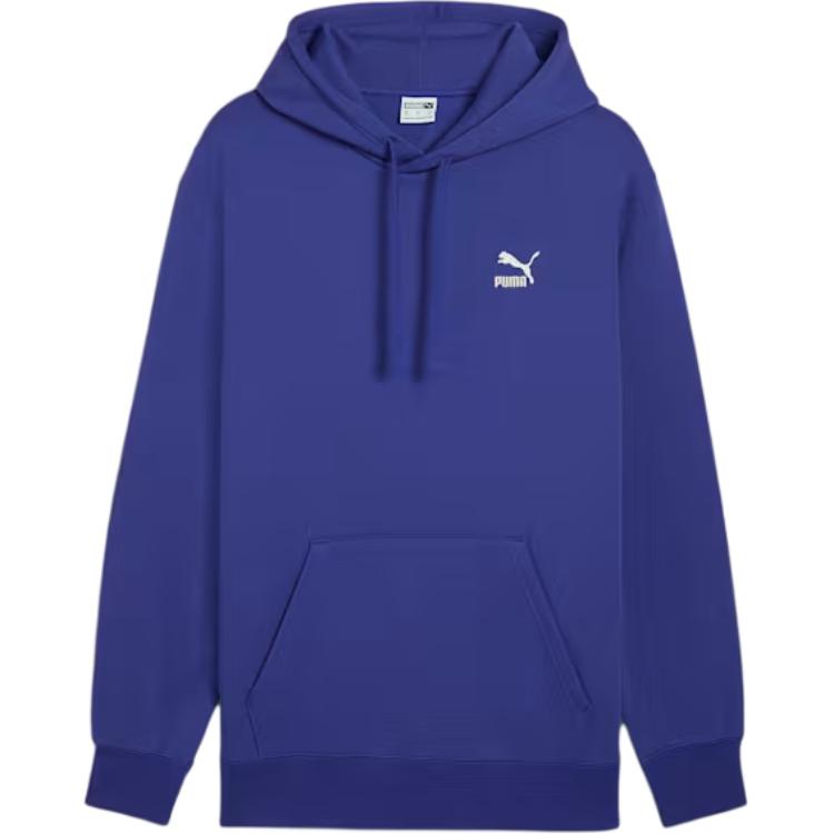 Puma Classics Hoodie Lapiz Blue with Big Kangaroo Pocket 535596-27
