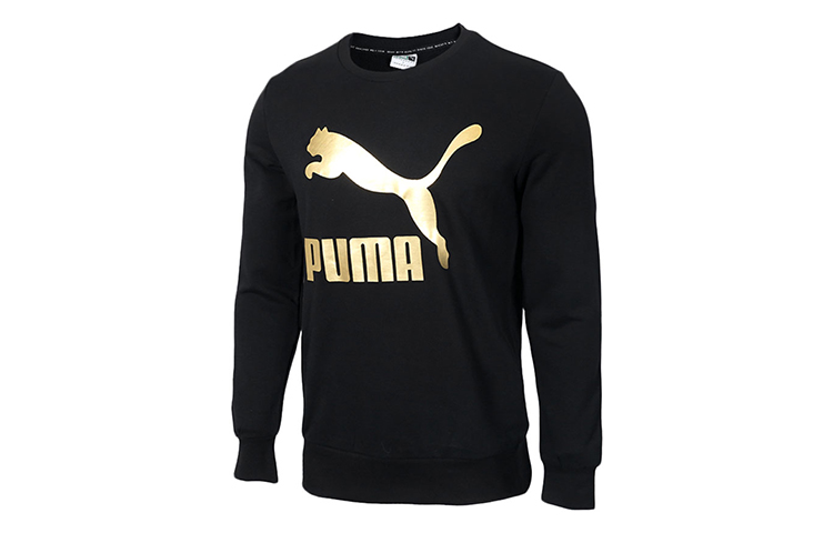 Puma Classics Logo Crewneck Sweatshirt Black 579069-61