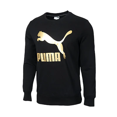 Puma Classics Logo Crewneck Sweatshirt Black 579069-61
