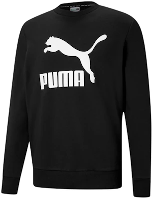 Puma 經典Logo印花圓領長袖運動衫 黑色 531366-01 Buy Puma 經典Logo印花圓領長袖運動衫 黑色 531366-01