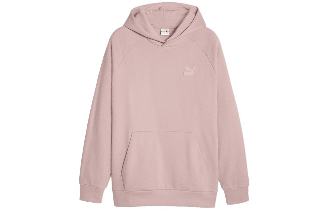 Puma Classics Unisex Pink Raglan Sleeve Hoodie 625301-23