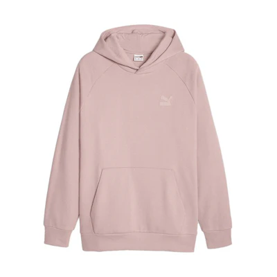 Puma Classics Unisex Pink Raglan Sleeve Hoodie 625301-23