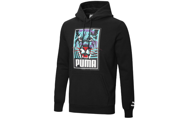 Puma Claw Pack Black Pullover Hoodie Long Sleeve 596632-01