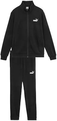PUMA Clean Sweat Suit Black Track Jacket & Joggers Casual Sports Set. 681268-01 Buy PUMA Clean Sweat Suit Black Track Jacket & Joggers Casual Sports Set. 681268-01