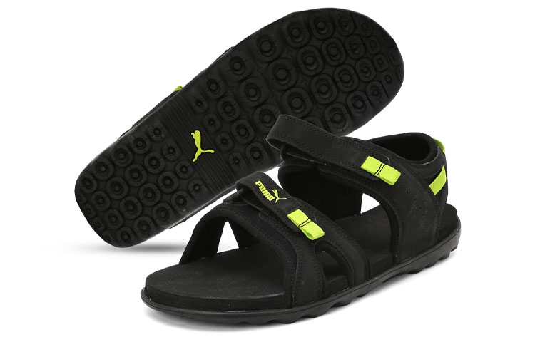 Puma Cloud IDP Sandals 'Black Green' 圖 3