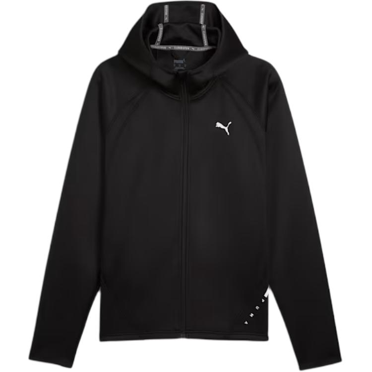 Puma CLOUDSPUN Tech LBL Full-Zip Hoodie Jacket Black 525698-01