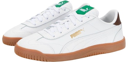 PUMA Club 5v5 防滑耐損 低筒 板鞋 男女同款 白色 Lookbook PUMA Club 5v5 防滑耐損 低筒 板鞋 男女同款 白色