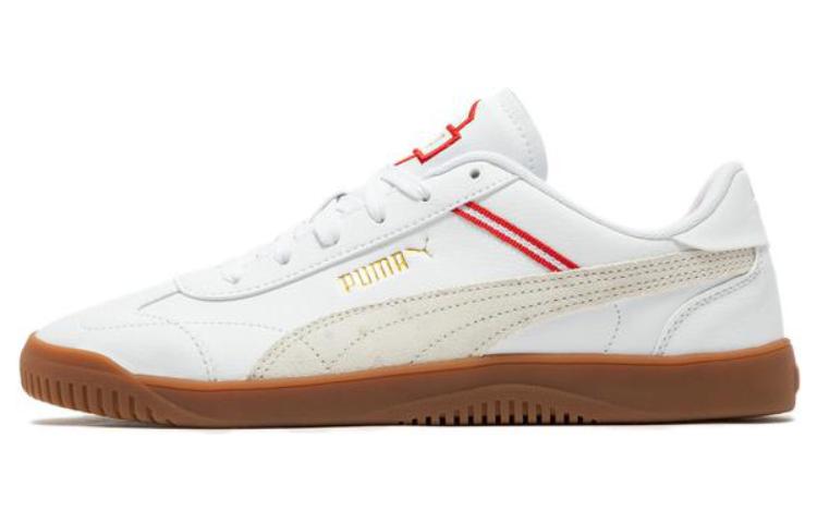 Puma Club 5v5 RETRO 'White Brown Red' 392496-01