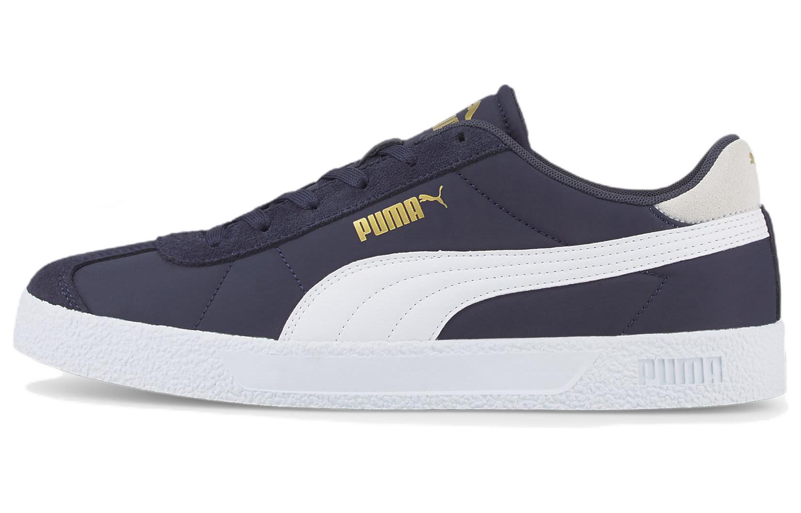 Puma Club Nylon Casual Skateboarding Shoes Unisex Blue White 384822-03