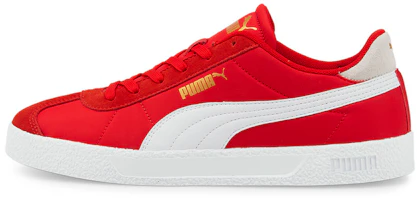 Puma Club Nylon Casual Skateboarding Shoes Unisex Red White 384822-02 Puma Club Nylon Casual Skateboarding Shoes Unisex Red White 384822-02