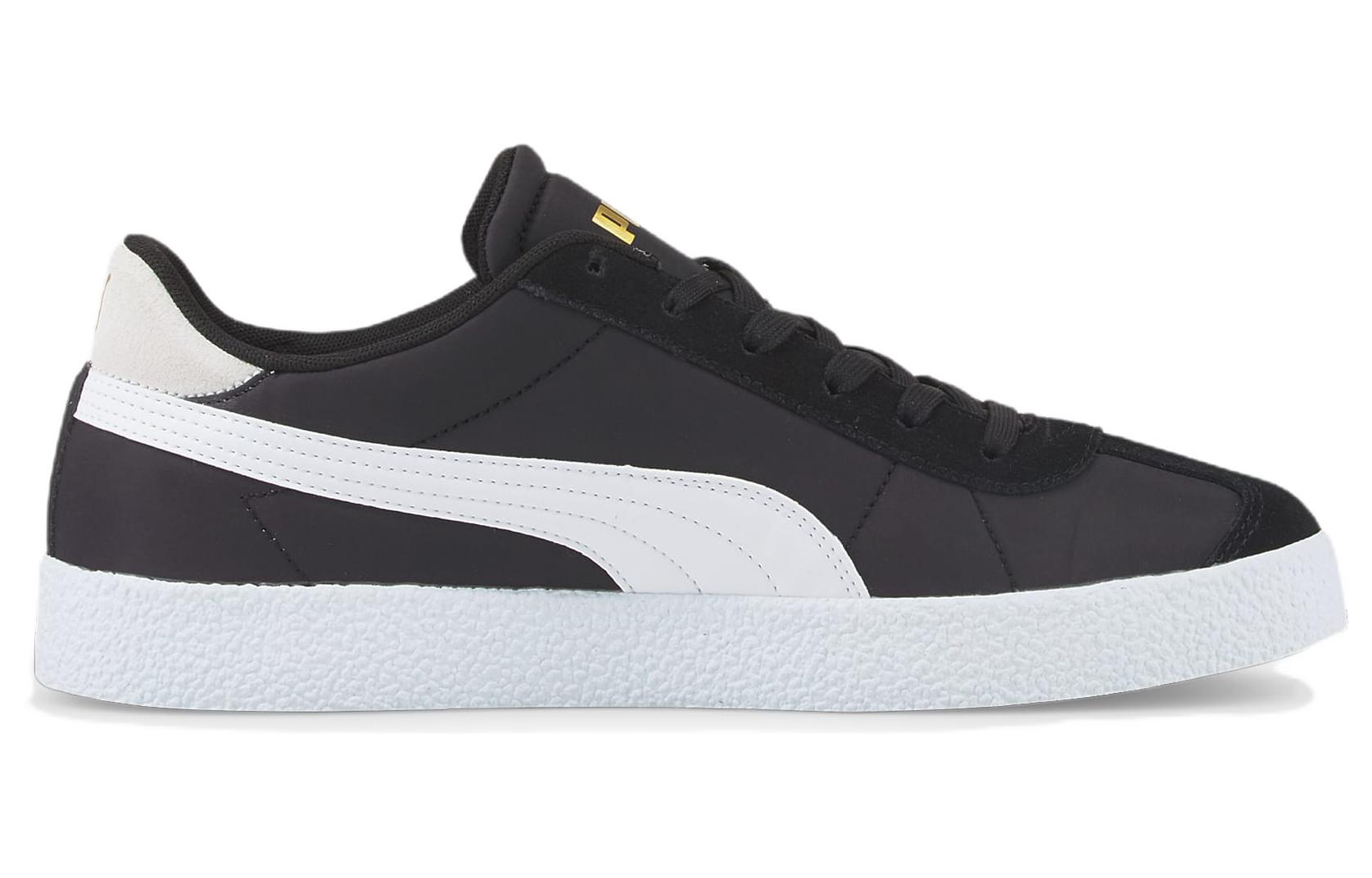 Order Scarpe Puma Club Nylon Skateboard Casual Unisex Nero Bianco 384822-04