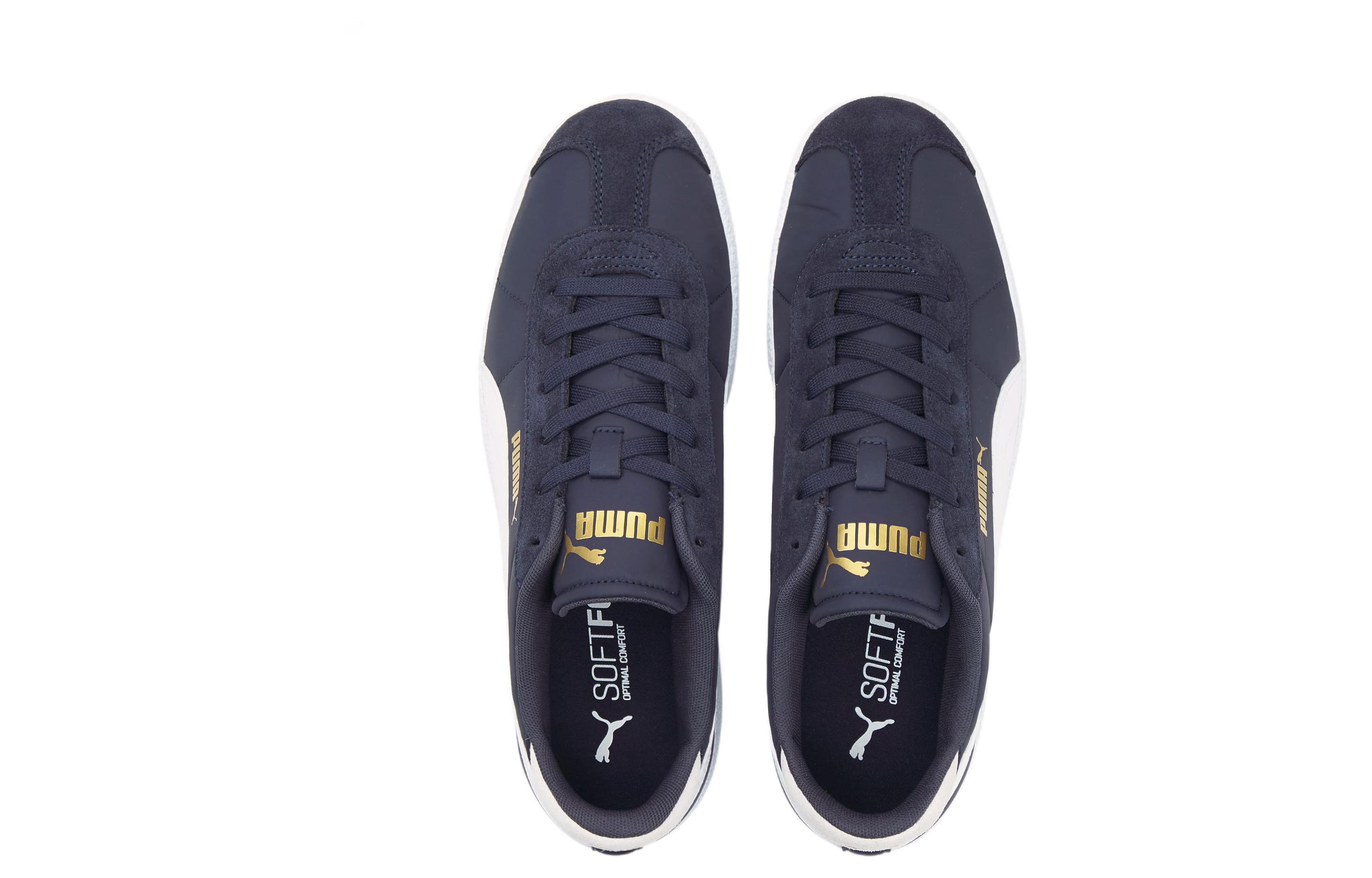 Lookbook Scarpe da Skate Unisex Puma Club Nylon Blu Bianco Casual 384822-03