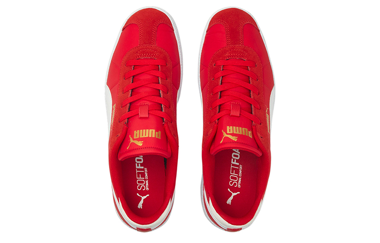 Lookbook Chaussures de Skate Unisex Puma Club Nylon Rouge Blanc 384822-02
