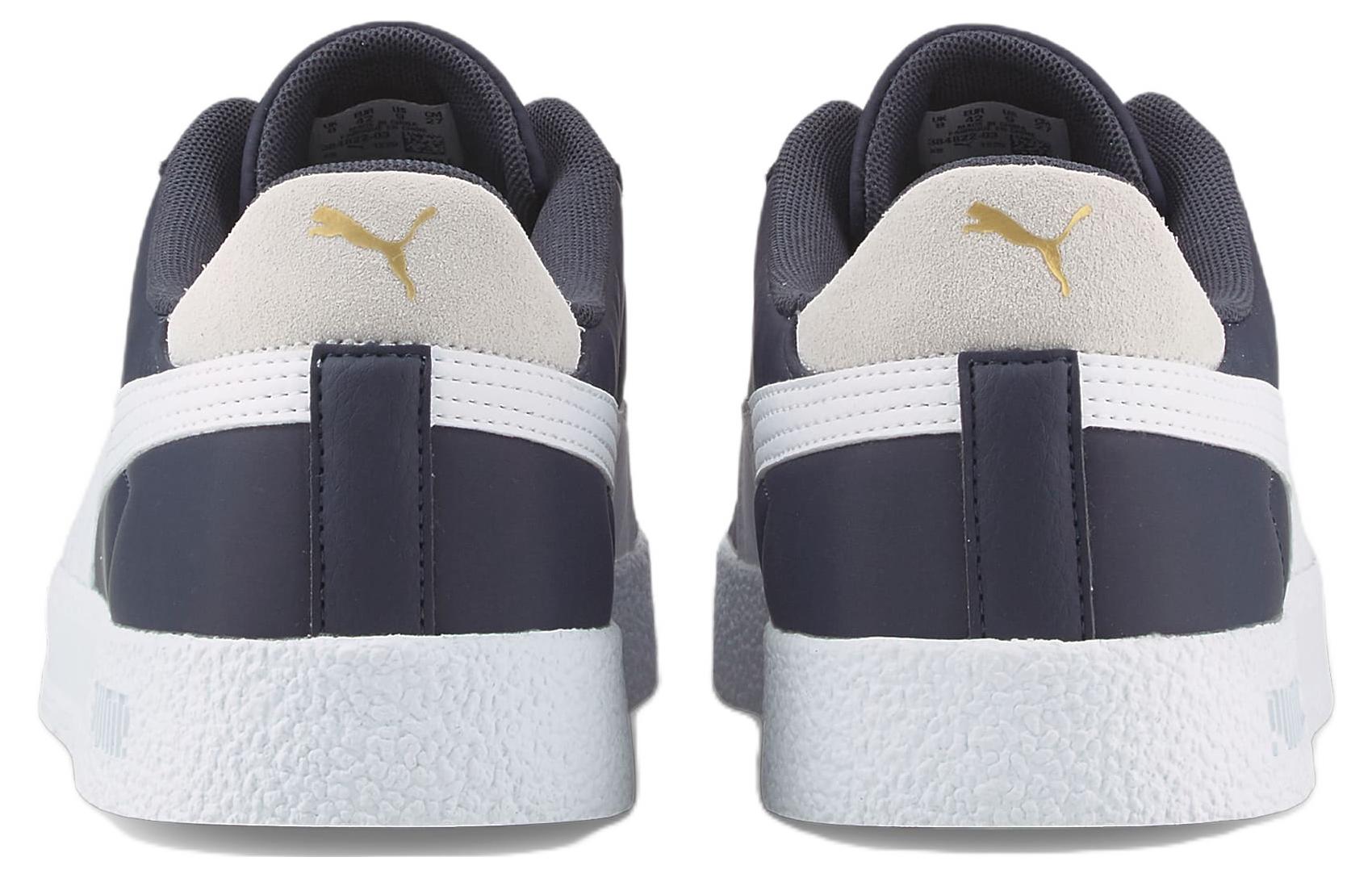 Shop Scarpe da Skate Unisex Puma Club Nylon Blu Bianco Casual 384822-03
