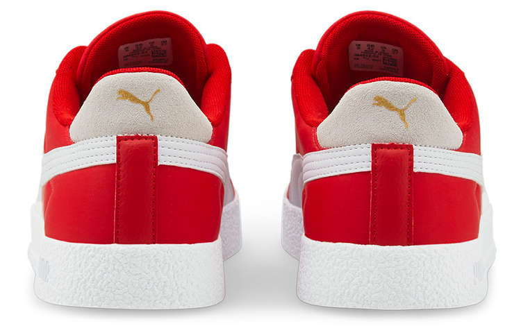 Shop Chaussures de Skate Unisex Puma Club Nylon Rouge Blanc 384822-02