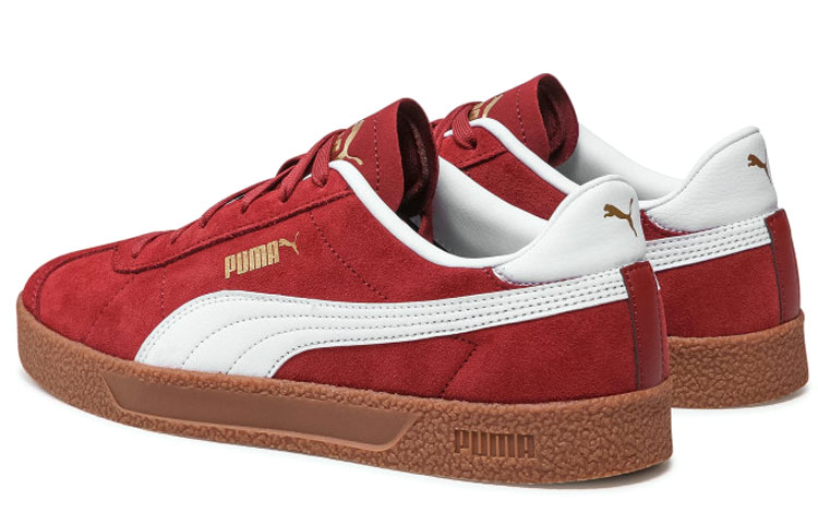 Shop Puma Club Retro Low ''Rouge Blanc'' 381111-01