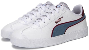 PUMA 俱樂部復古準備 防滑耐磨 低筒 板鞋 男女款 白藍紫 Lookbook PUMA 俱樂部復古準備 防滑耐磨 低筒 板鞋 男女款 白藍紫