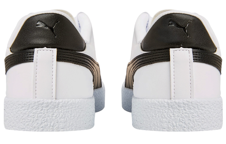 Shop Puma Club SL Chaussures Skateboard Décontractées Blanc Noir 385233-02