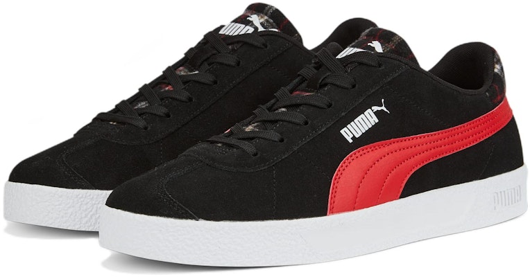 푸마 클럽 타탄 로우 '블랙 레드' (Puma Club Tartan Low 'Black Red') 386388-01 Lookbook 푸마 클럽 타탄 로우 '블랙 레드' (Puma Club Tartan Low 'Black Red') 386388-01