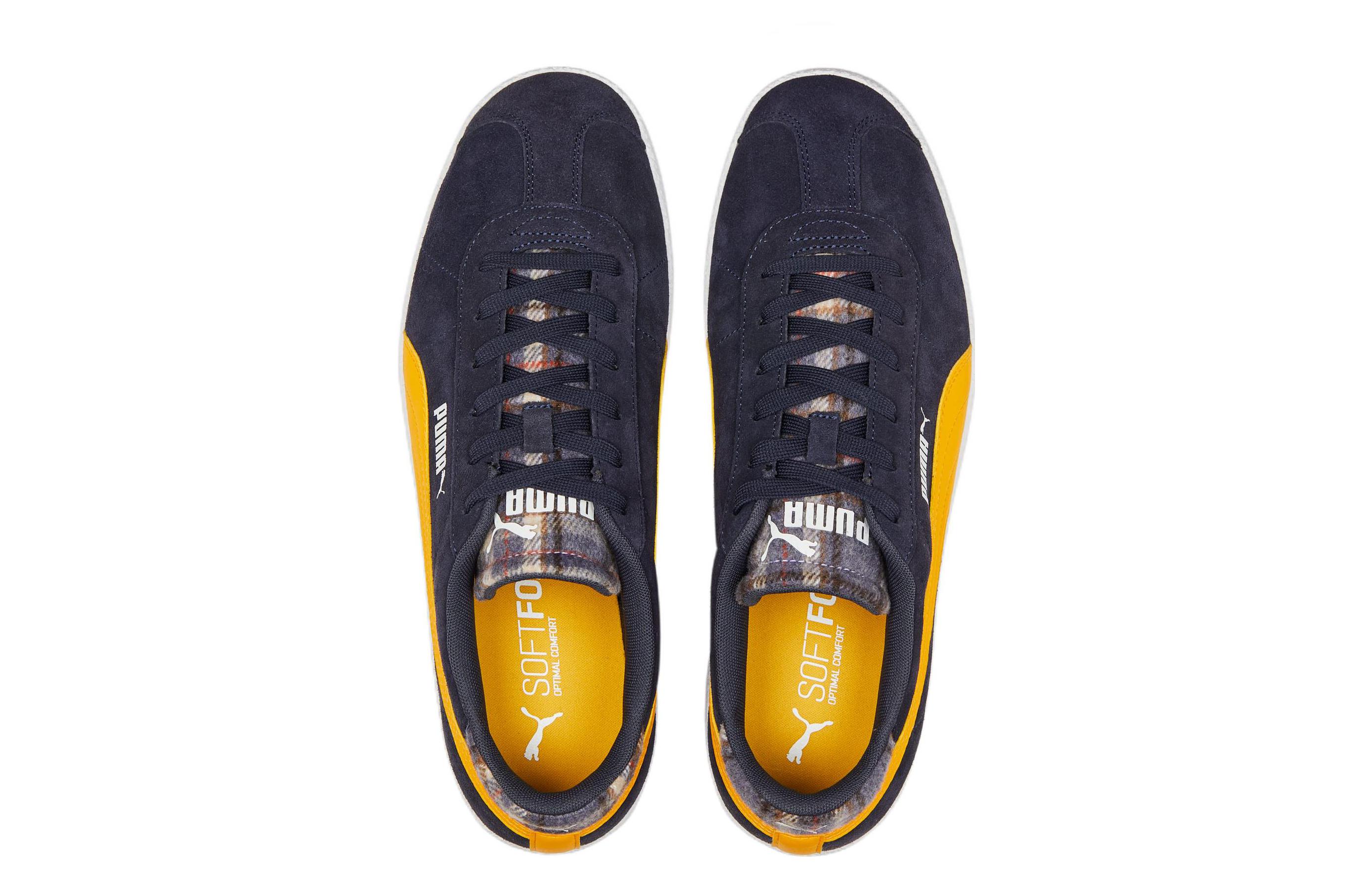 Shop 彪马Club Tartan 低帮 '蓝黄' 运动鞋 386388-02