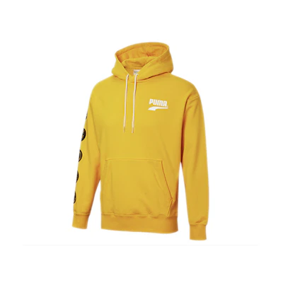 Puma Club Yellow Printed Hoodie Casual Wear 530368-81