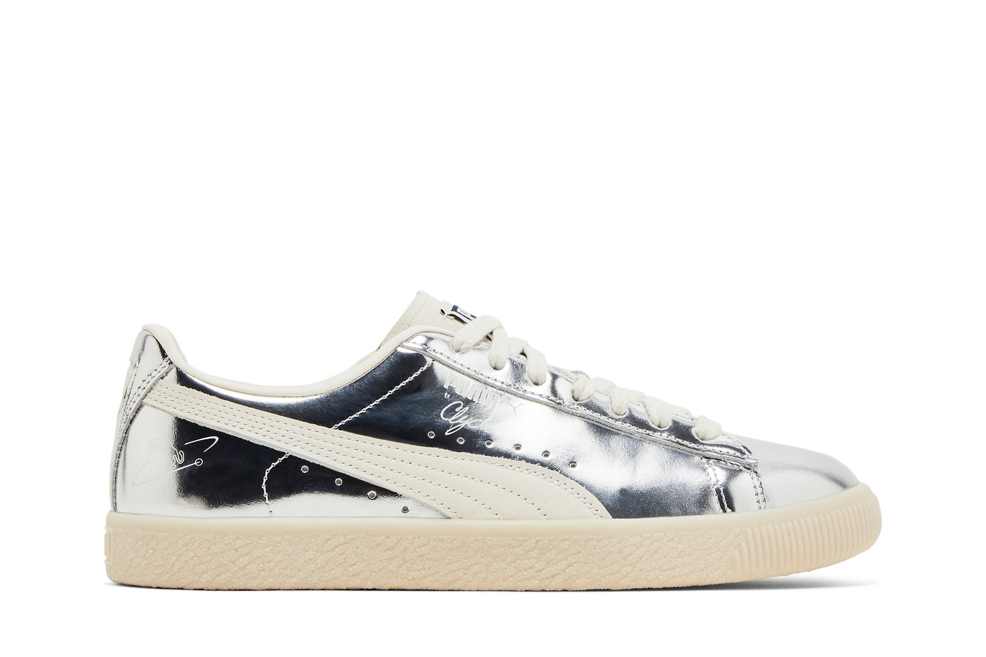 (Women) Puma Clyde 3024 'Silver' 396488-01