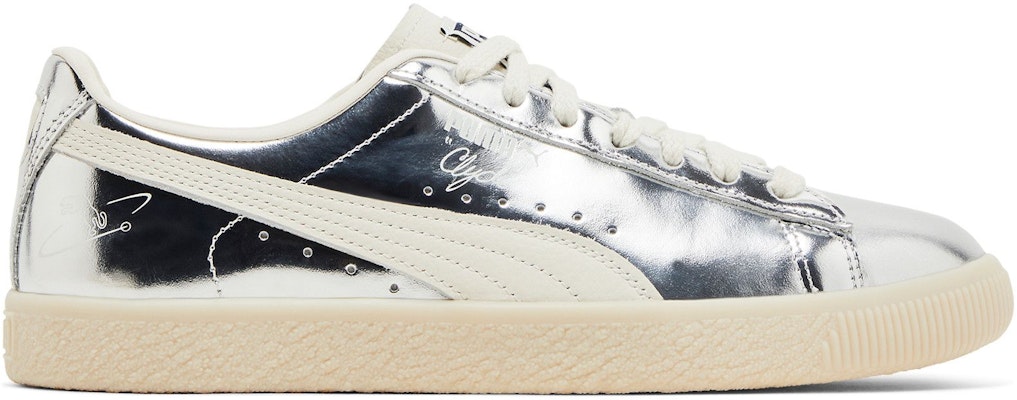 (Women) Puma Clyde 3024 'Silver' 396488-01 Buy (Women) Puma Clyde 3024 'Silver' 396488-01