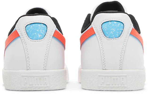 Puma Clyde 'Airbrush' Lelaki Kasut Sneakers 382773-01 Details for Puma Clyde 'Airbrush' Lelaki Kasut Sneakers 382773-01