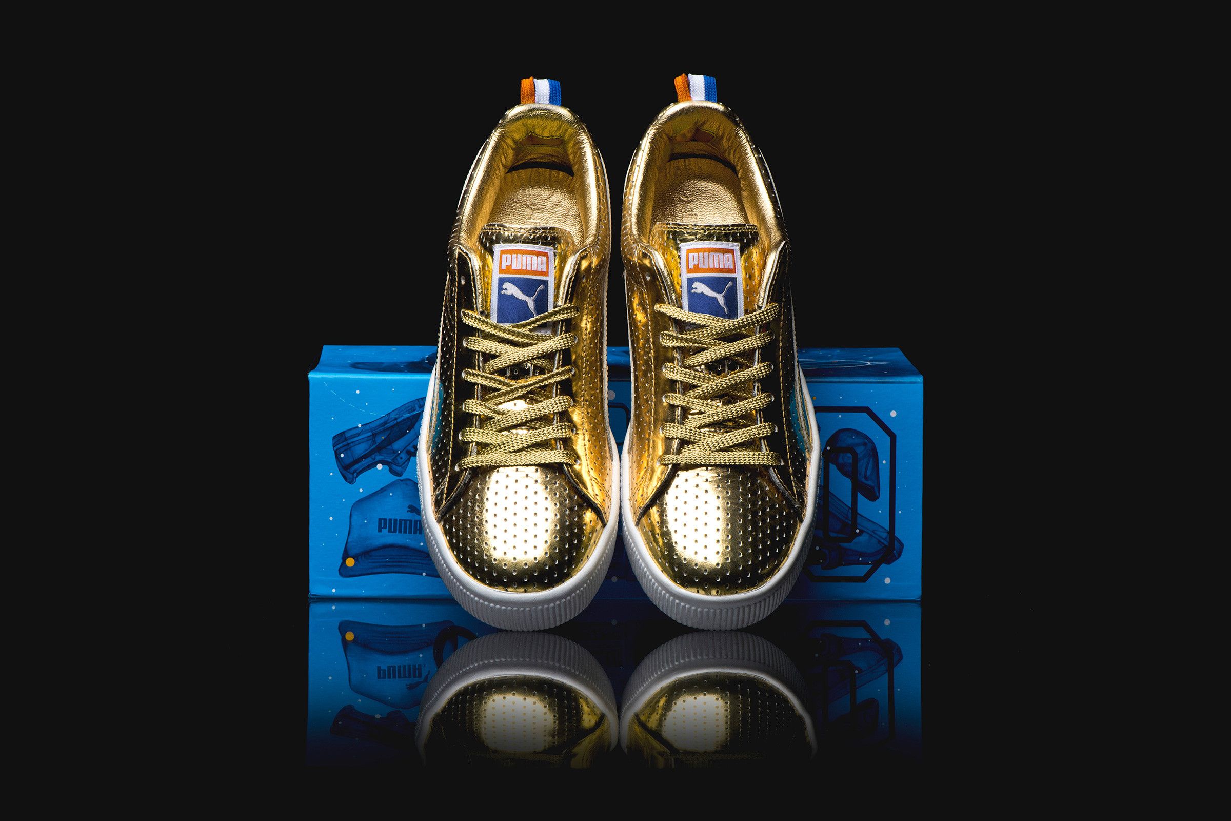 Order Puma Clyde 'Emas Keseluruhan' 360646-01