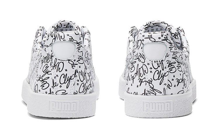 Shop 彪马 Clyde '全版印花' 运动鞋 375889-01