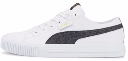 Puma Ever Fs Denim Casual Skateboarding Shoes Unisex White Black 387279-02 Puma Ever Fs Denim Casual Skateboarding Shoes Unisex White Black 387279-02