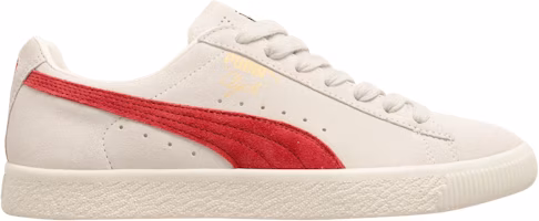 Puma Clyde 'From The Archive - Vaporous Grey Red Dahlia' 365319-01 Puma Clyde 'From The Archive - Vaporous Grey Red Dahlia' 365319-01