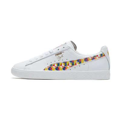 Puma Clyde Graffiti Retro Casual Skateboarding Shoes Unisex