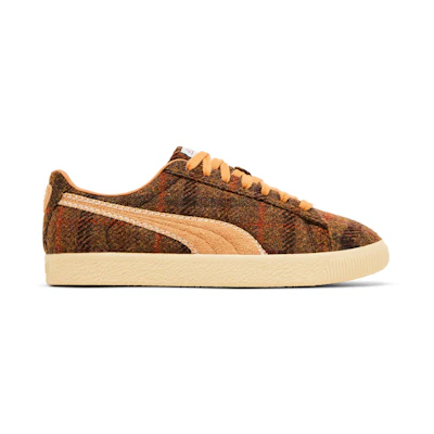 Puma Clyde 'Harris Tweed Pack - Caramel Latte'