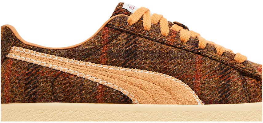 Puma Clyde 'Harris Tweed Pack - Karamel Latte' 398512-02 Order Puma Clyde 'Harris Tweed Pack - Karamel Latte' 398512-02