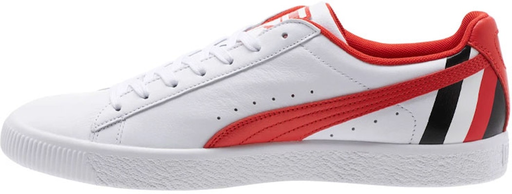 Puma Clyde 'Garis Putih Merah' 367539-02 Buy Puma Clyde 'Garis Putih Merah' 367539-02