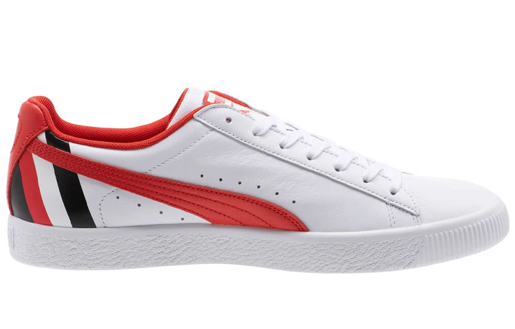 Order プーマ クライド "ストライプス 白赤" (Puma Clyde "Stripes Shiroaka") 367539-02
