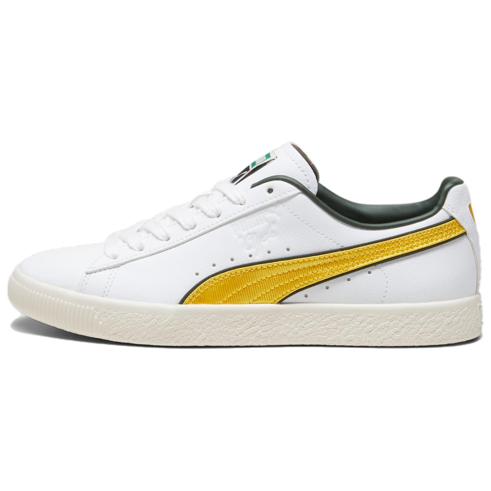 Buy プーマ クライド バーシティ 白黄 (Puma Clyde Varsity 白黄) 394684-02