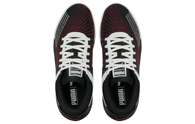 Lookbook Puma Clyde All-Pro ''Noir Rouge Risqué Haut'' 194039-05
