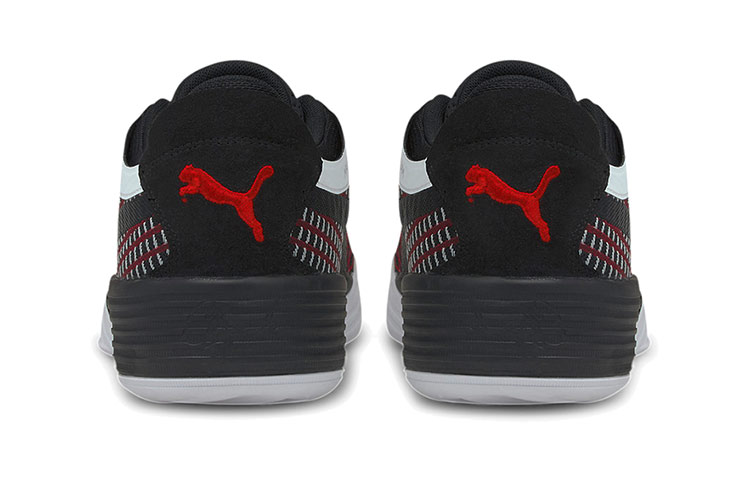 Shop Puma Clyde All-Pro ''Noir Rouge Risqué Haut'' 194039-05