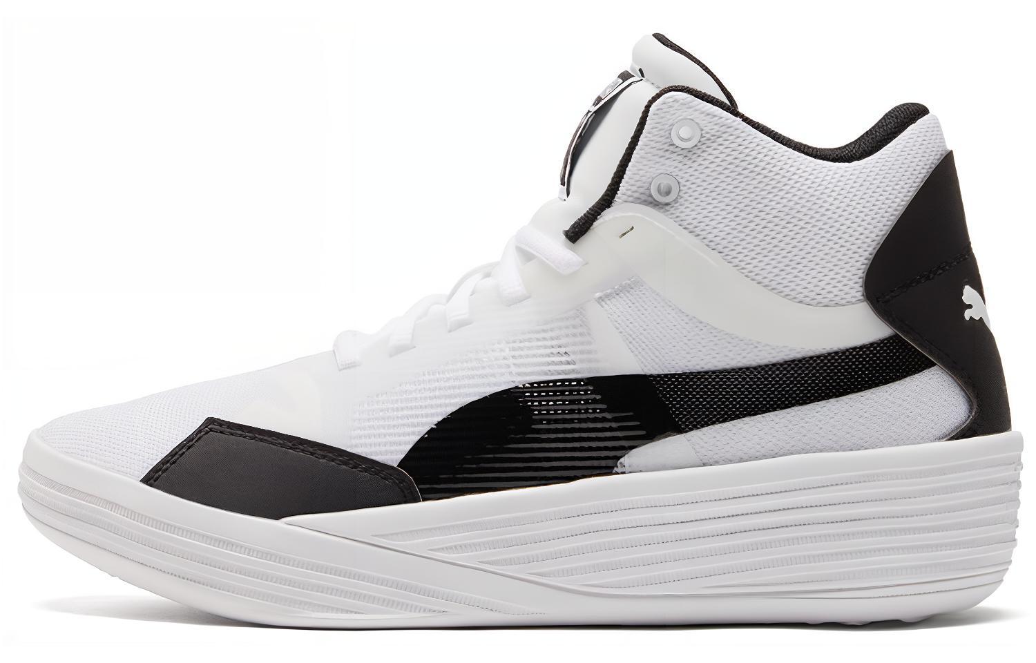 Puma Clyde All-Pro Mid White/Black 195512-02