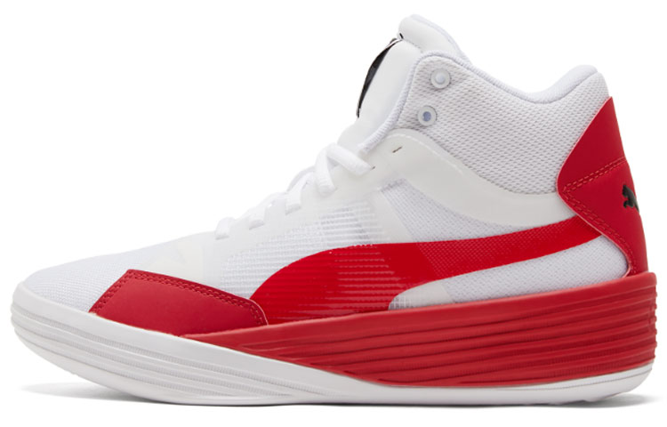Puma Clyde All-Pro Mid White/Red 195512-04
